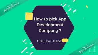 How To Pick App Development Company Android App Development Soven Developer