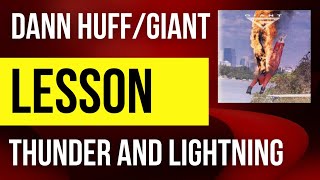 Dann Huff / Giant - Thunder and Lightning - Part 1 (rhythm guitar)