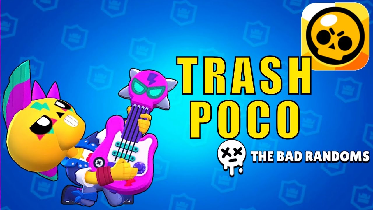 ✨BUY✨the NEW PUNK TRASH POCO - Brawl Stars Punkt OFFER Skin set (iOS, Android)