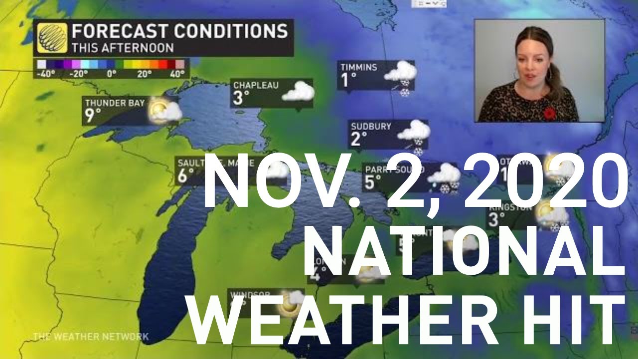 Warm Start to November for the Prairies and for Southern Ontario | National Weather | Nov. 2, 2020