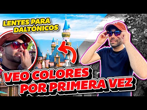 VEO LOS COLORES POR PRIMERA VEZ - PRUEBO LOS LENTES PARA DALTONICOS *Soy Daltónico*