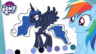 COLORINDO MY LITTLE PONY ‹ Luli Rarity › screenshot 4