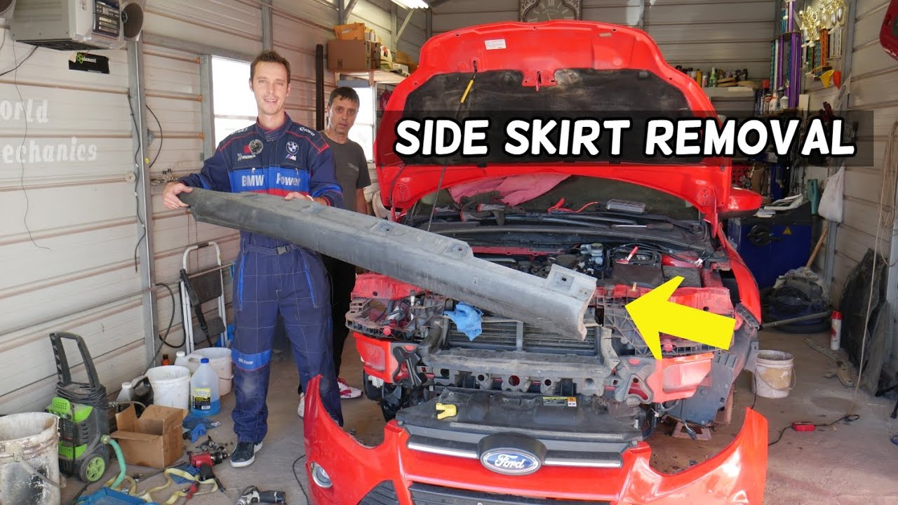 FORD FOCUS MK3 SIDE SKIRT REMOVAL REPLACEMENT. ROCKER PANEL TRIM YouTube