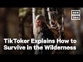 Professional caveman partage des conseils de survie en milieu sauvage sur tiktok