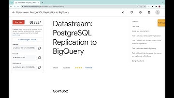 Datastream: PostgreSQL Replication to BigQuery || #qwiklabs || #GSP1052 ||  [With Explanation🗣️]