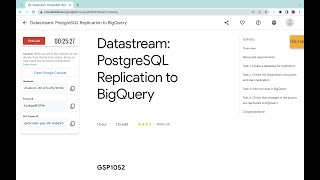 Datastream: PostgreSQL Replication to BigQuery || #qwiklabs || #GSP1052 ||  [With Explanation🗣️]