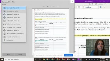 Submitting an Assignment in Canvas - OneNote for Windows 10