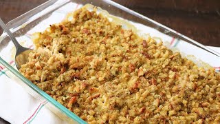 Easy Chicken and Stuffing Casserole Bake with Stove Top Stuffing (So Delicious!)