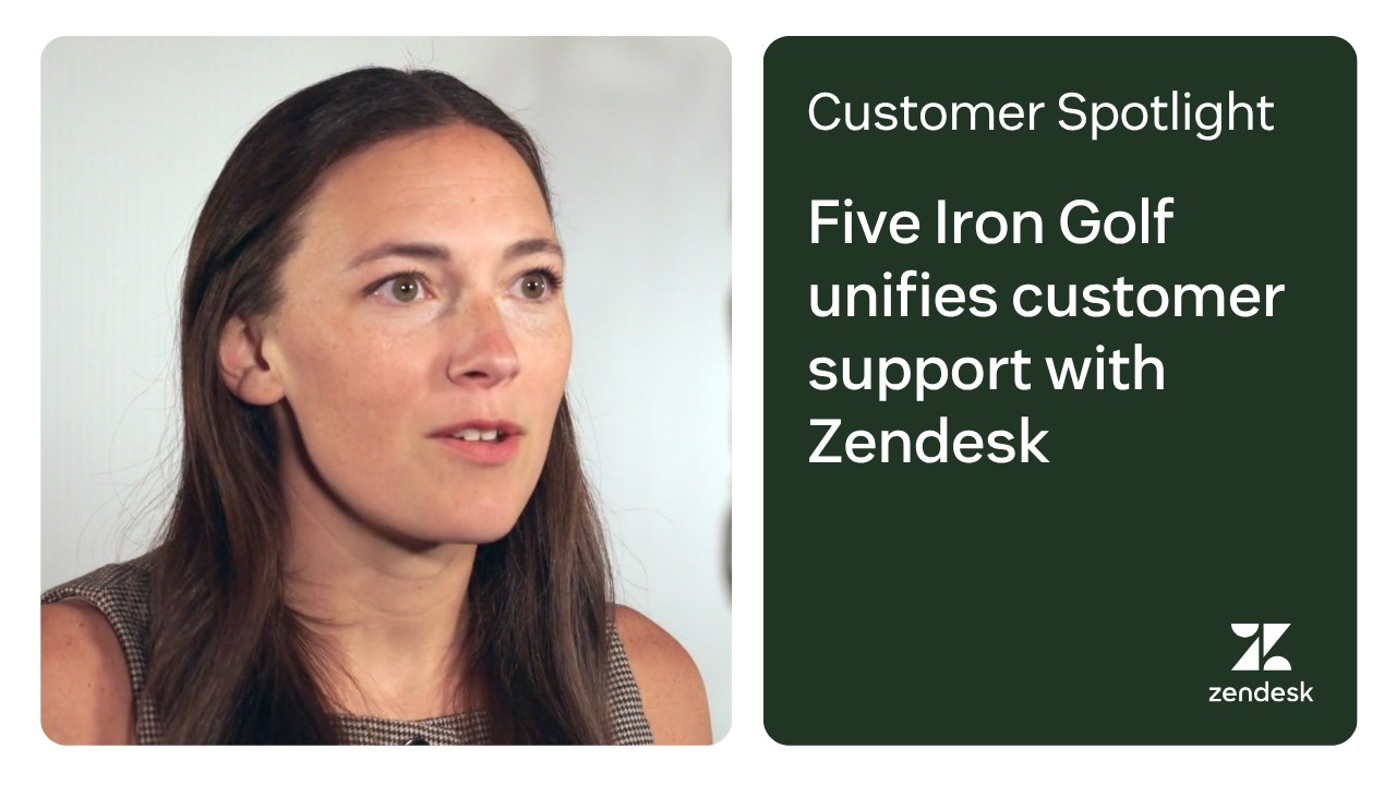 Five Iron Golf unifies customer support with Zendesk | Zendesk customer story
