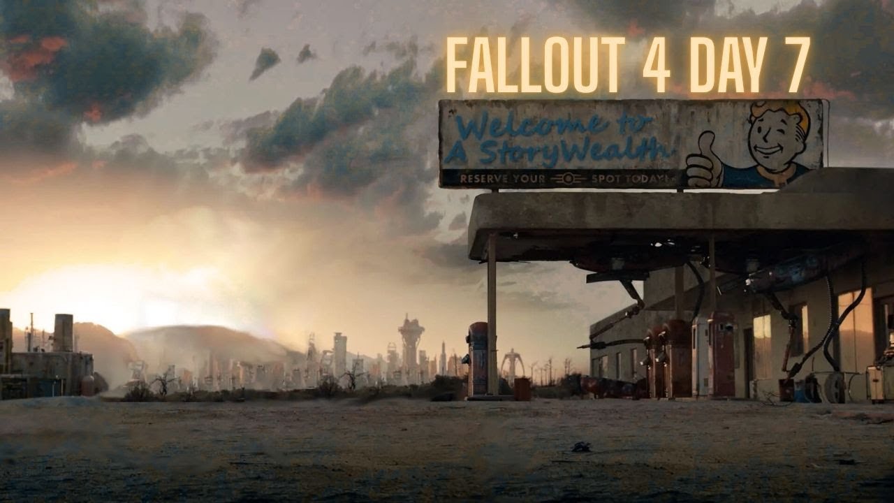 Fallout 4 StoryWealth  950 Modpack/ Raider Freaks at the Corvega assembly plant/ day 7  HDR 4K