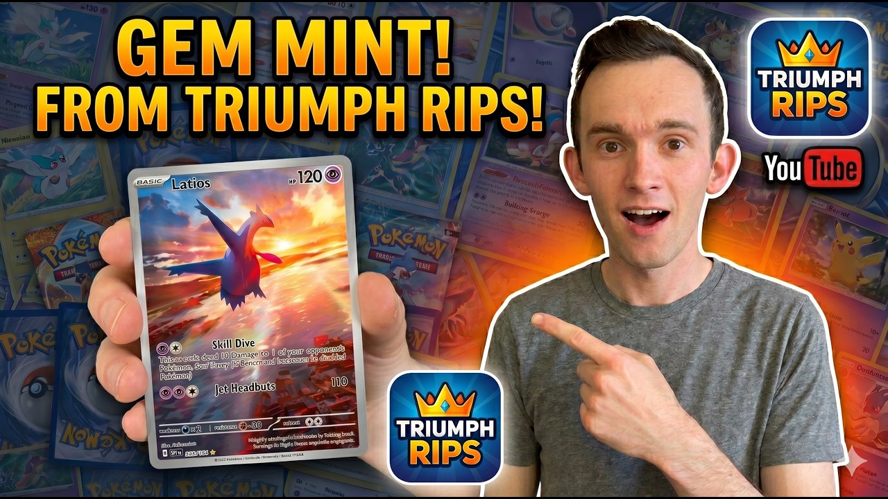 Triump Rips INSANE Surging Sparks Pull! Latios 203/191 Illustration Rare on the ...
