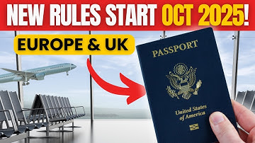 GROTE VERANDERINGEN voor reizen vanuit de VS naar Europa in oktober 2025! ETIAS, EES & VK ETA | R...