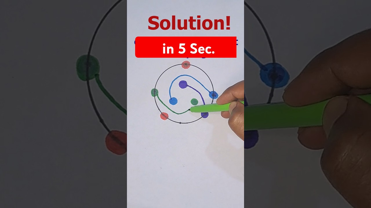 Connect the dots of same color without crossing the lines! 