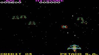 ARCADE MACHINES MAME MOON CRESTA BULLETS VERSION Petaco 1980 SPANISH BOOTLEG HACK SPAIN