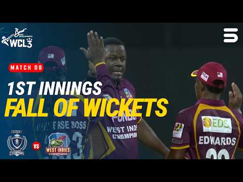 England Fall of Wickets | England Champions vs West Indies Champions | Match 08 | WCL 2026 | M9O1T