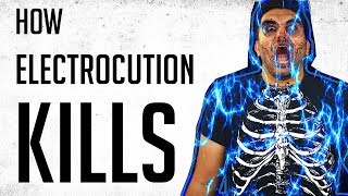 How Does ELECTROCUTION Kill You  ( AC vs DC )