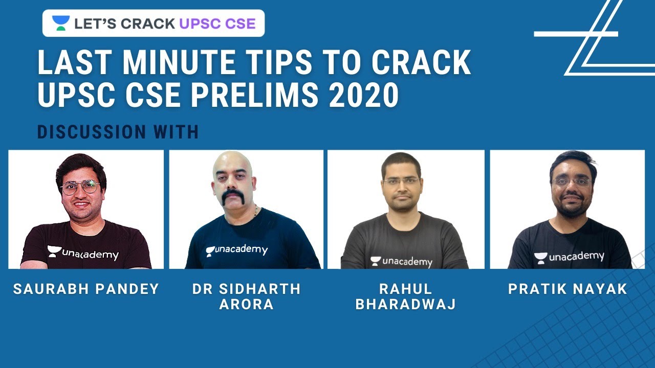 Last Minute Tips to Crack UPSC CSE Prelims 2020 | IAS Strategy and ...