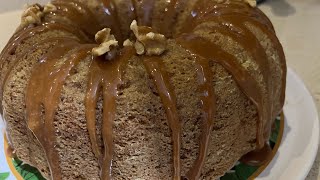 كيكة الجزر خفيفة مع الجوز والقرفة وصوصالكراميل وسر نجاحها Carrot cake screenshot 5