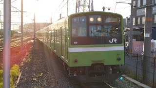 ［最古参！］201系ND602編成　普通柏原行き　久宝寺駅到着