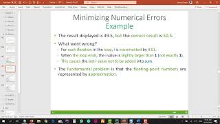 Celebrity CPIT110 Chapter 5 (#65): 5.5 Minimizing Numerical Errors Net Worth
