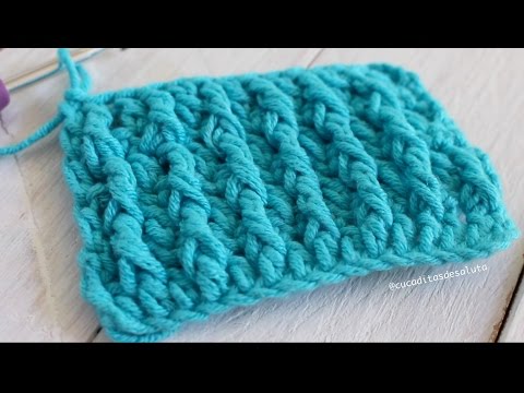 Video: Cómo Tejer Un Crochet Doble En Relieve