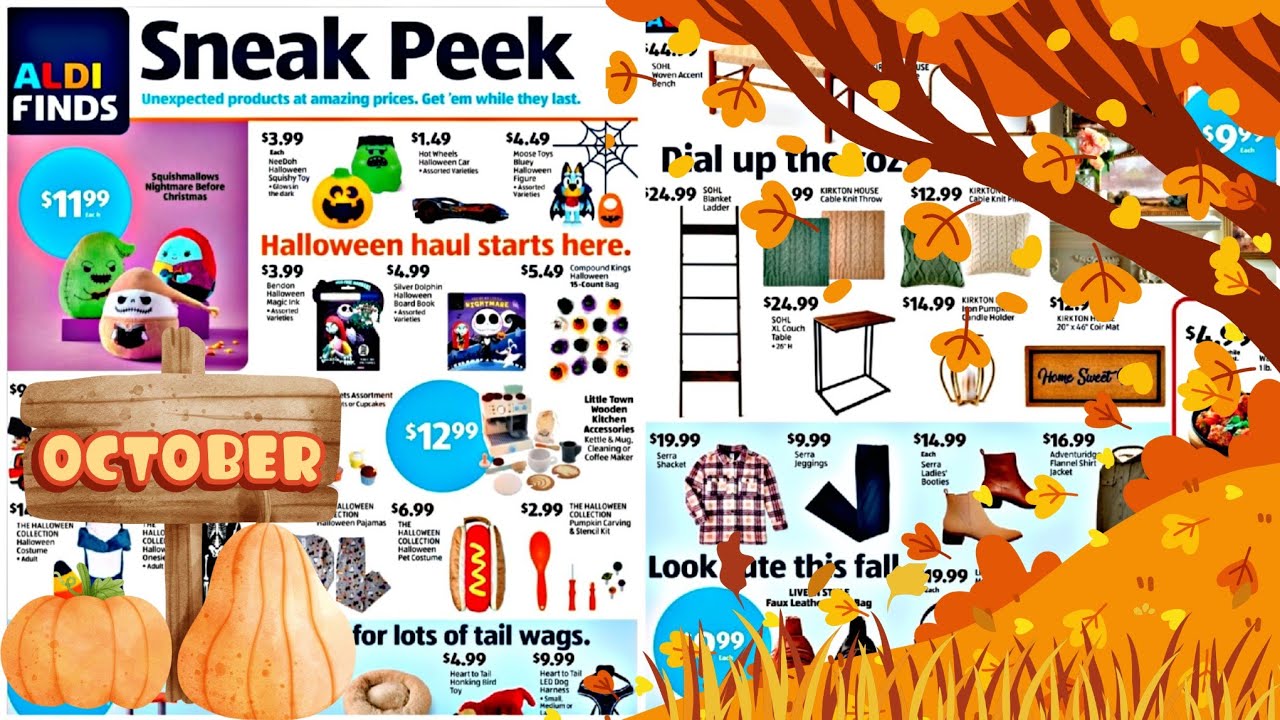 ALDI SNEAK PEEK AD 10/8/2025 - 10/14/2025 - YouTube