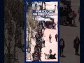 Hundreds wait in line for free ice cream on Ben & Jerry's Free Cone Day in Burlington, VT