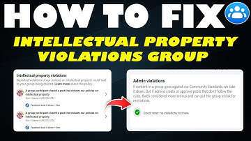 How to Fix "Intellectual Property Violations" Error on Facebook Group Latest 2025 | Fix 100% Fast