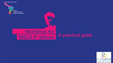 Workshop for MSCA Individual Fellows: Practical guide