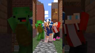 MIKEY AND JJ BATTLE DANCE BEE APHMAU x AARON #minecraft #minecraftanimation #maizen