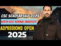 North East Normal University Admissions Open for 2025 || CSC Scholarship 2025 || Required documents