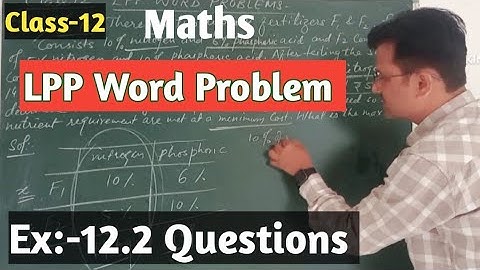 Linear Programming word problems|LPP Class12| how to make equations & solve LPP word problems|