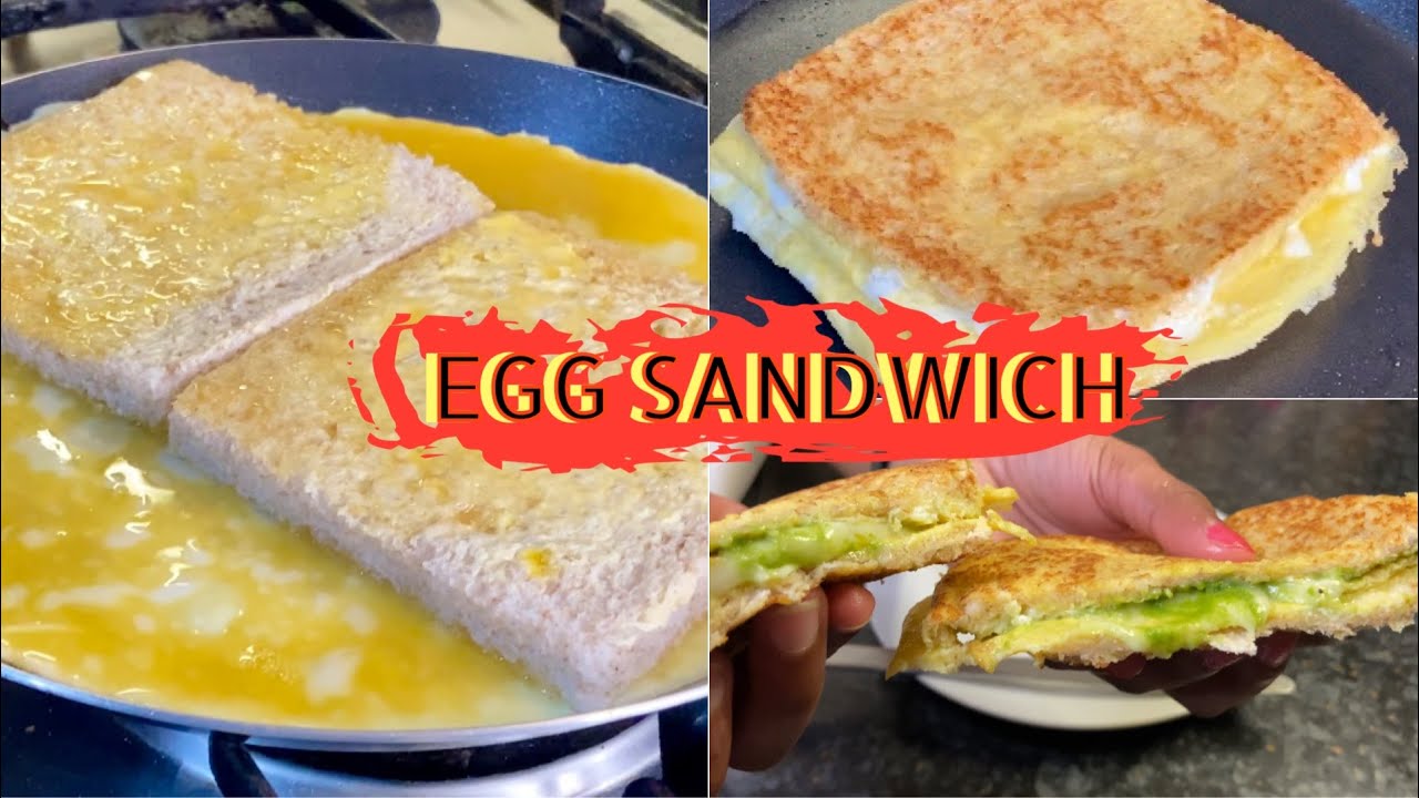 Easy Egg Sandwich Indian Bread Omelette with green chutney Street