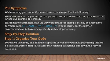 Fixing the BrokenProcessPool Error in Python