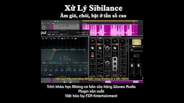 Xử Lý Sibilnace Âm Gió Xuýt Trên Giọng Hát Với DE esser Việt hóa bởi FXA entertainment