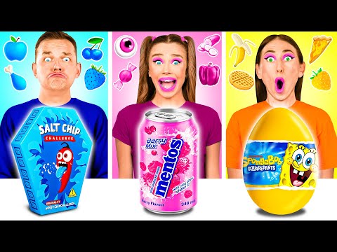 Food of The Same Colors Challenge | Crazy Ideas To Cook by Fun Challenge