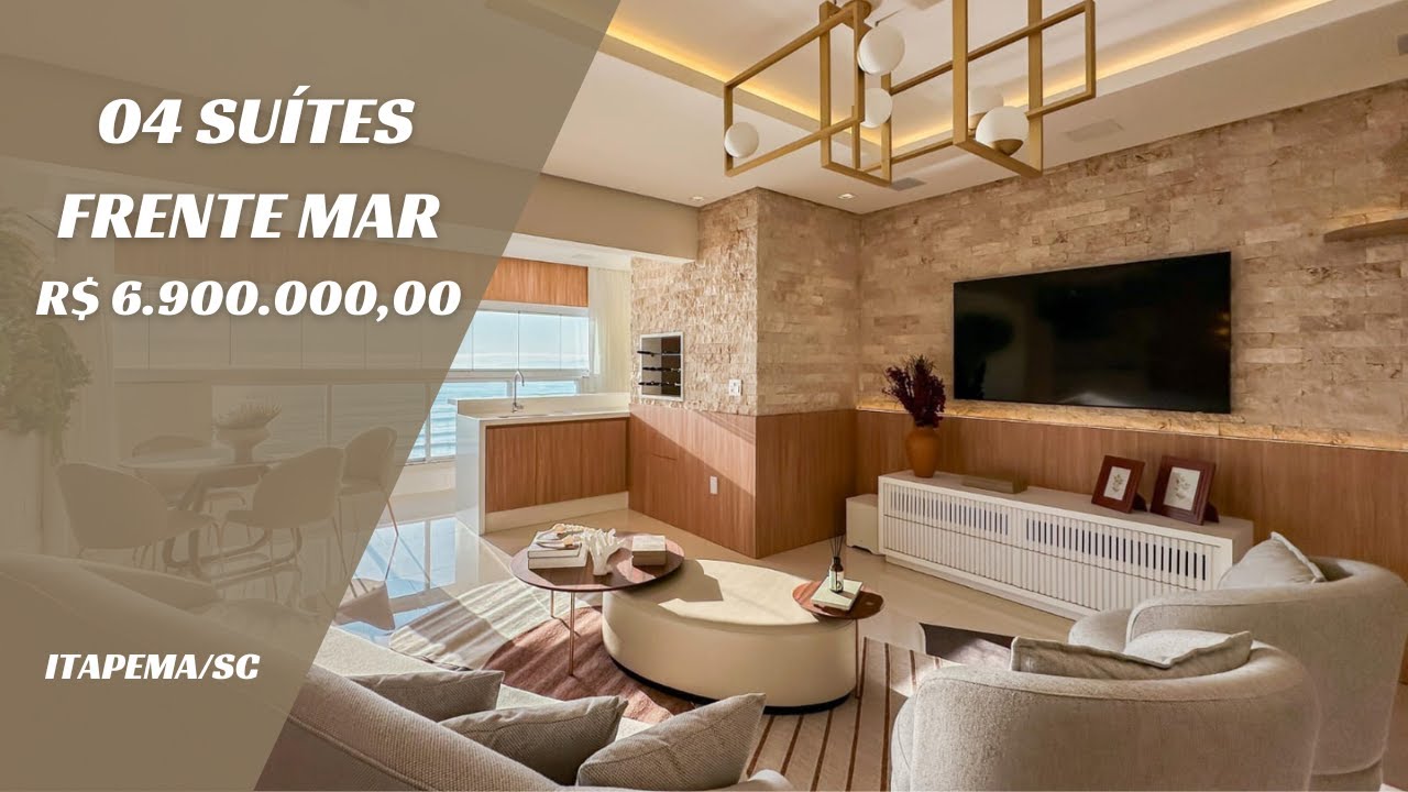 Apartamento frente mar em Itapema/SC