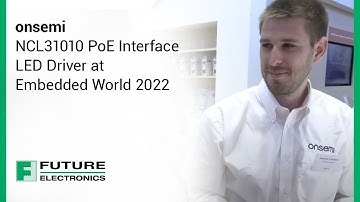onsemi NCL31010 PoE Interface LED Driver at Embedded World 2022
