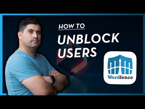 How to unblock a locked out user from Wordfence