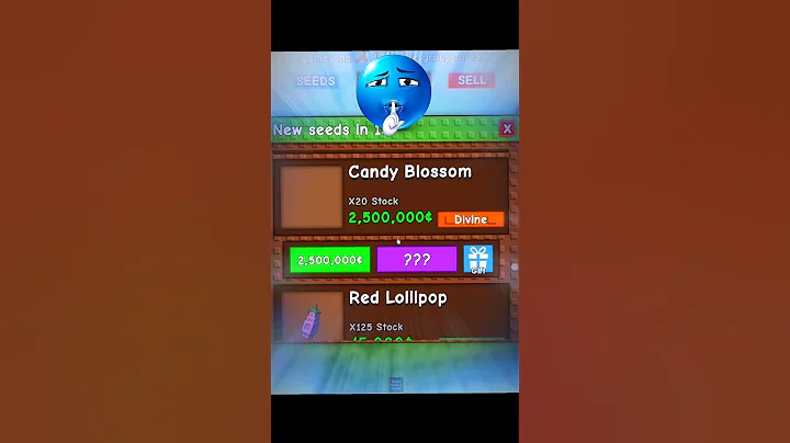 POV: Candy Blossom Was in Stock But It Was Just a Dream 💔 Grow A Garden #shorts #roblox #growagarden