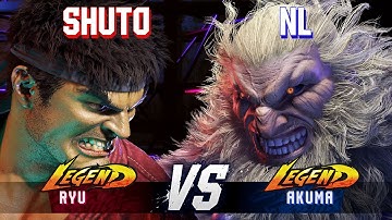 SF6 ▰ SHUTO (Ryu) vs NL (Akuma) ▰ High Level Gameplay