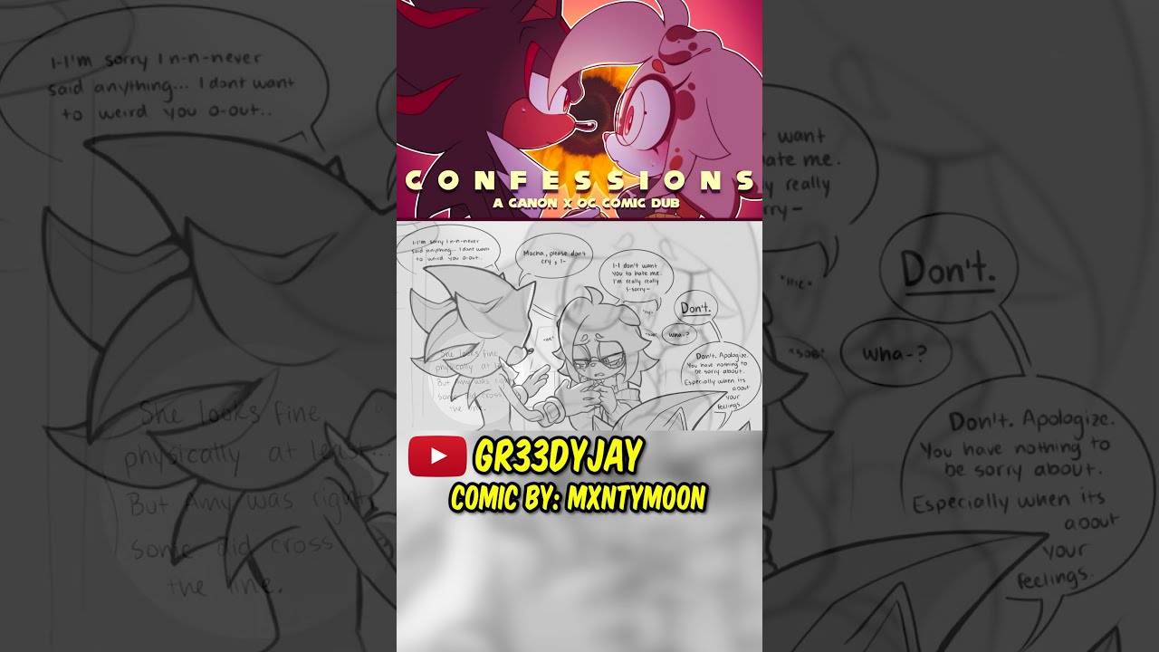 Shadow Confessing His Feelings Shadowthehedgehog Canonxoc Soniccomicdub Sonicthehedgehog