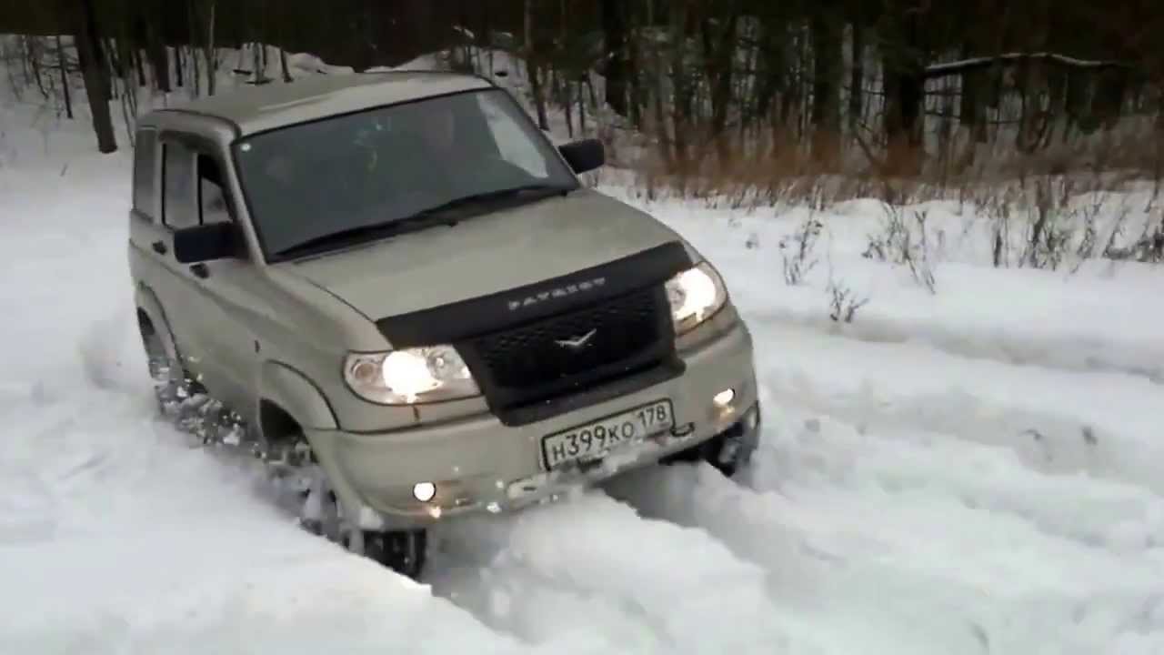 Уаз патриот по снегу Уаз патриот по снегу