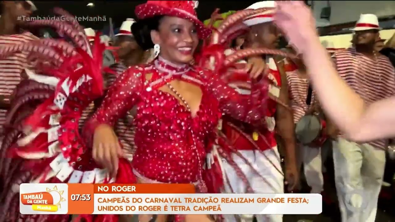 No Róger: campeãs do Carnaval Tradição realizam grande festa - Tambaú da Gente Manhã