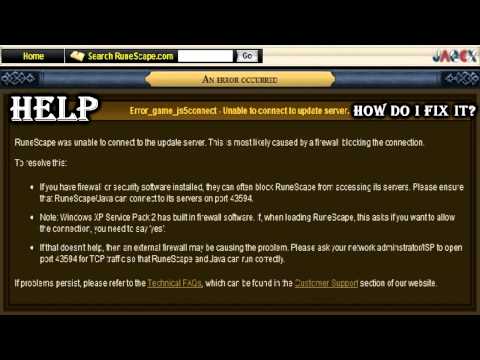 Runescape - Please help me - Error_game_js5connect - Can't play RS