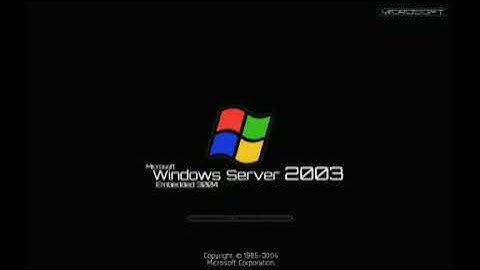 Hidden Windows Server 2003 Embedded 3004 Startup Sound