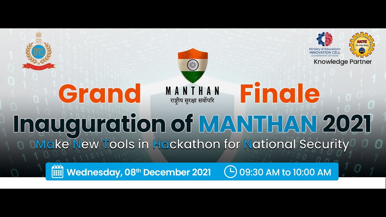 Manthan 2021- Inauguration Ceremony Live