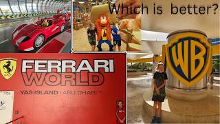 Career Overview Ferrari World vs Warner Bros World Abu Dhabi | Which Park Was Better?