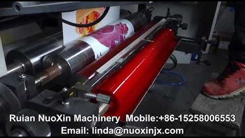 8 color belt type High Speed Flexographic Printing Machine ( NuoXin)
