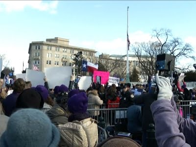 Raw: Abortion-Rights Advocates Rally At SCOTUS